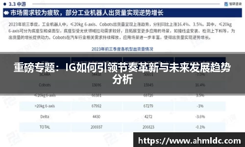 重磅专题：IG如何引领节奏革新与未来发展趋势分析