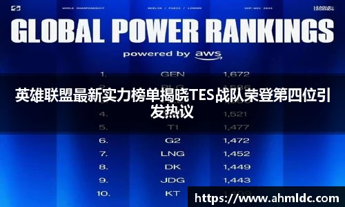 英雄联盟最新实力榜单揭晓TES战队荣登第四位引发热议