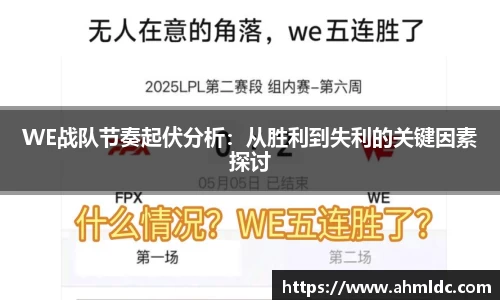 WE战队节奏起伏分析：从胜利到失利的关键因素探讨
